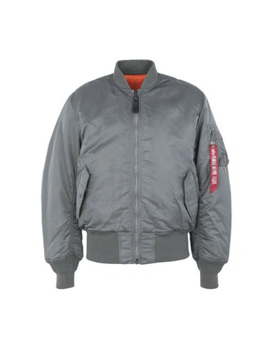 Alpha Industries Bomber In Grey