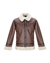 Alpha Industries Jacket In Brown