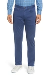 Peter Millar Regular-fit Ultimate Sateen Five-pocket Pants In Blue