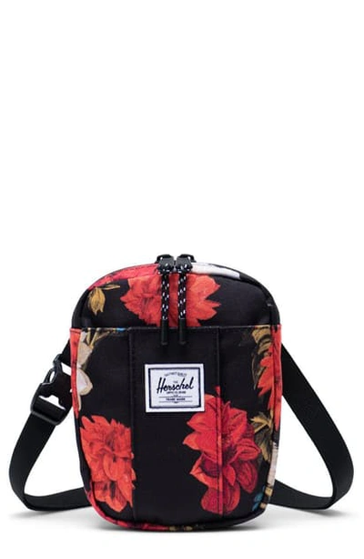 Herschel Supply Co Cruz Crossbody Bag - Black In Vintage Floral Black