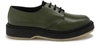 ADIEU X ETUDES TYPE 130 DERBY SHOES,TYPE 130/POLIDO CALF/MILITARY GREEN