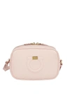 FERRAGAMO GANCINI BONBON CALFSKIN SMALL CAMERA BAG