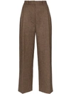 RACIL ROBERT HOUNDSTOOTH PATTERN TROUSERS