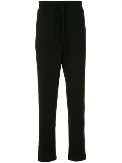 Jil Sander Knitted Track Trousers In Black