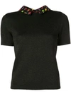 ALICE AND OLIVIA ASTER KNITTED TOP