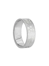 GUCCI 18KT WHITE GOLD ICON RING