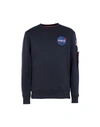 Alpha Industries Sweatshirts In Dark Blue