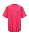 Vans T-shirts In Fuchsia