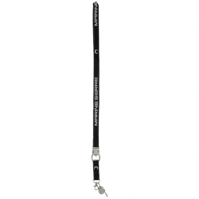 Marine Serre Black And White Radiation Main Lanyard