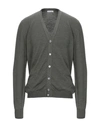 Gran Sasso Cardigan In Military Green