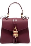 CHLOÉ Aby small textured and smooth leather tote
