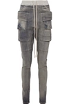 RICK OWENS CREATCH HIGH-RISE TAPERED JEANS