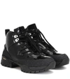 ALYX PATENT LEATHER HIKING BOOTS,P00416328