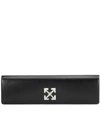 OFF-WHITE JITNEY 2.2 LEATHER CLUTCH,P00420327