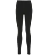 Alaïa Open-knit Stretch-wool Leggings In Black