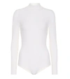 ALAÏA WOOL-BLEND BODYSUIT,P00406541