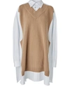 MAISON MARGIELA KNIT PANEL SHIRT,S51DL0255 S52135 001F