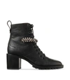 JIMMY CHOO CRUZ 65 LEATHER BOOTS,14859147