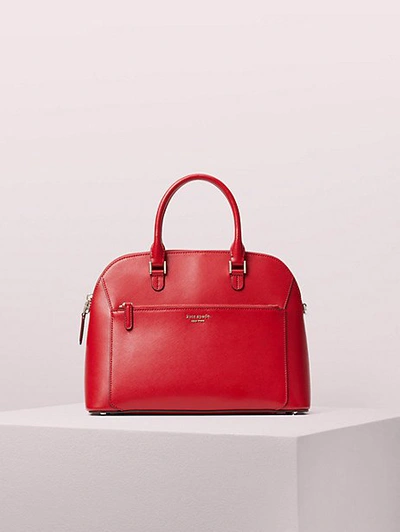Kate Spade Louise Medium Dome Satchel In Hot Chili