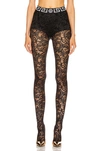 VERSACE All Over Lace Tights,VSAC-WP13