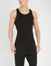 Calvin Klein Pack Of Two Cotton Classics Cotton Tank Top In Black