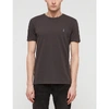 Allsaints Cooper Slim-fit Cotton-jersey T-shirt In Washed Black