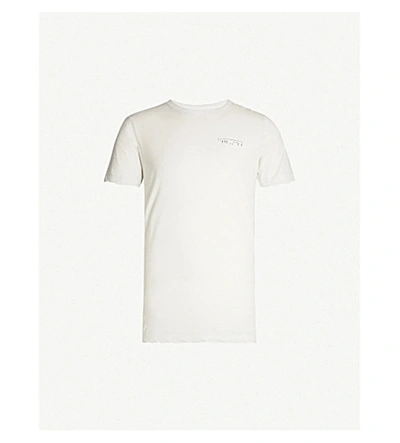 Ben Taverniti Unravel Project Logo-print Cotton-jersey T-shirt In Light Grey