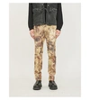 ALYX GAITER CAMOUFLAGE-PRINT SLIM-FIT SHELL TROUSERS