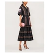 TEMPERLEY LONDON CHER EMBROIDERED TIERED COTTON MIDI DRESS
