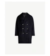 GIVENCHY OVERSIZED DOUBLE-BREASTED WOOL COAT