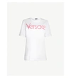 VERSACE LOGO-PRINT COTTON-JERSEY T-SHIRT