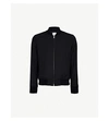 SANDRO STAND-COLLAR WOVEN BOMBER JACKET,74-10081-SHPBL00212