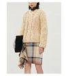 ACNE STUDIOS KADHIA CABLE-KNIT COTTON AND WOOL-BLEND JUMPER