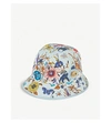 GUCCI GG FLORAL CANVAS BUCKET HAT