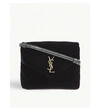 SAINT LAURENT Loulou velvet shoulder bag