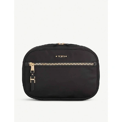 Tumi Yima Woven Cosmetics Case In Black