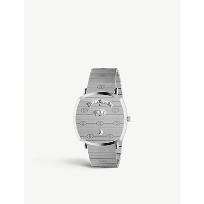 Gucci Ya157410 Grip Stainless Steel Watch
