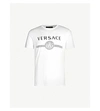 VERSACE Logo-print cotton-jersey T-shirt