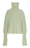 JW ANDERSON BUTTON-EMBELLISHED WOOL-BLEND SWEATER,726285