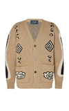LOST DAZE DESERT SIGNS INTARSIA COTTON AND CASHMERE-BLEND CARDIGAN,728330