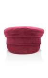RUSLAN BAGINSKIY HATS VELVET CAP,731925