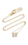 AS29 ILLUSION 18K GOLD DIAMOND NECKLACE,773352