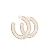 MIGNONNE GAVIGAN Fiona Hoop in Silver/Rose Gold