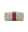Gucci Neutral Women's Ophidia Monogram Gg Toiletry Case