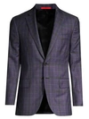 ISAIA MEN'S CLASSIC-FIT DELAIN SELECTION PLAID WOOL SPORTCOAT,0400010818236