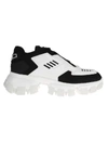 Prada Cloudbust Thunder Lug Platform Sneaker In White