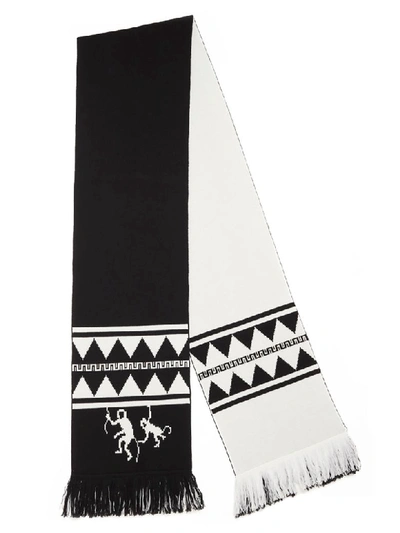 Alanui Crazy Monkey Embassy Scarf In Multicolor