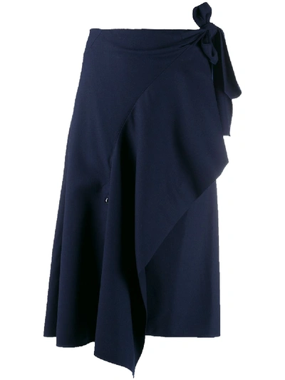 Chloé Wool Skirt In Blue