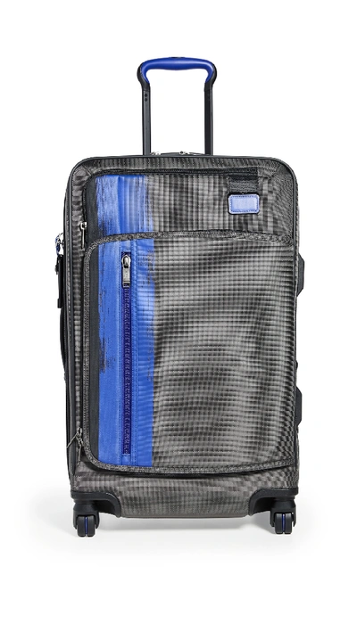 Tumi Merge Short Trip Expandable Suitcase In Brushed Blue