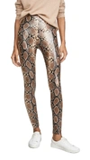 Commando Snake-effect Faux Stretch-leather Leggings In Snake